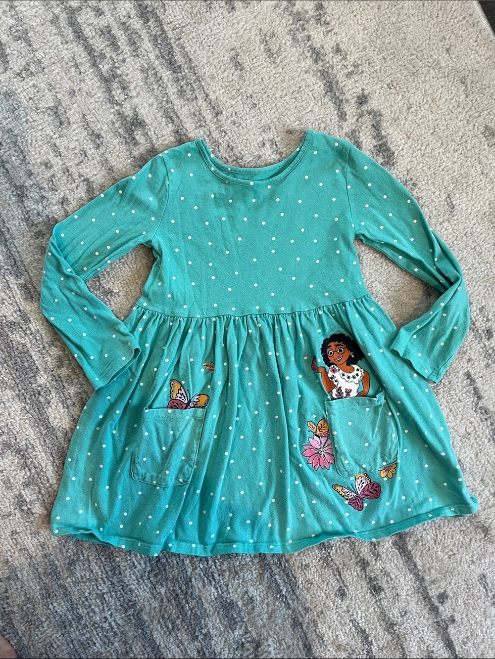 Disney Encanto Long-Sleeve Dress with Butterfly Pockets